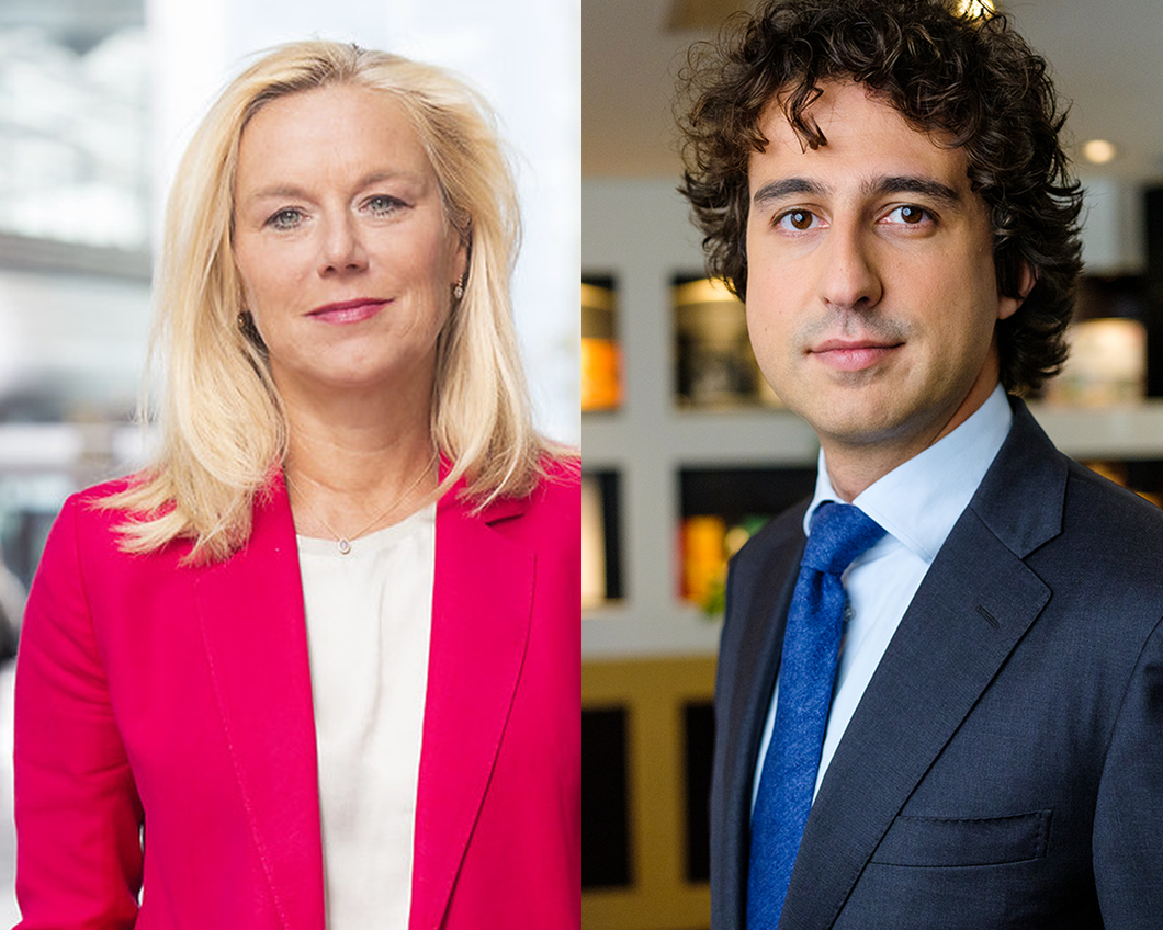 Sigrid Kaag en Jesse Klaver